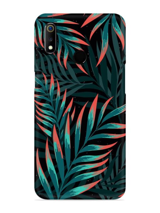 Green Leaf Art Snap Case for Realme 3