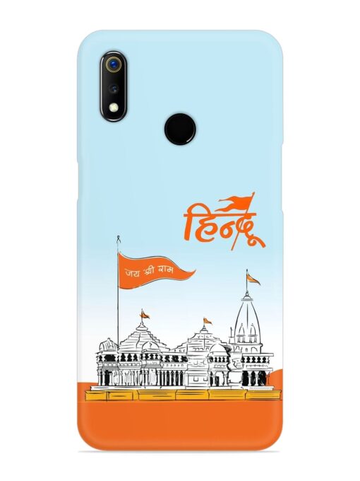 Ram Mandir Hindu Snap Case for Realme 3 Zapvi