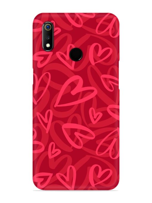 Seamless Romantic Pattern Snap Case for Realme 3