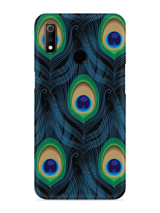 Seamless Pattern Peacock Snap Case for Realme 3