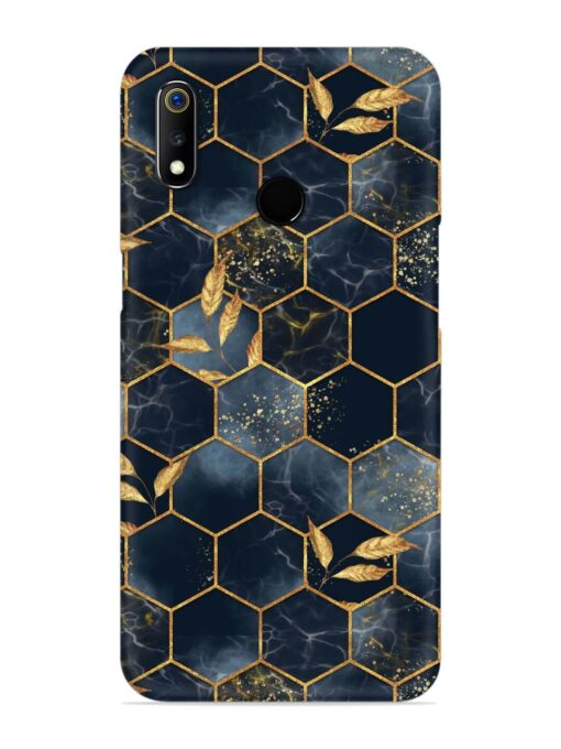 Marble Hexagon Seamless Snap Case for Realme 3