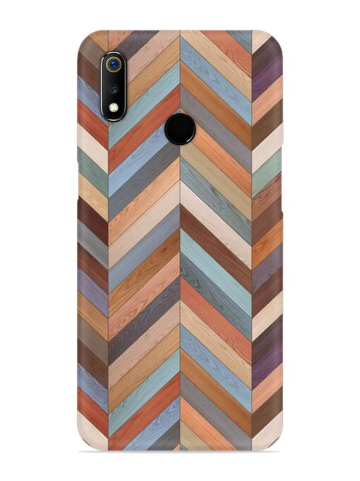 Seamless Wood Parquet Snap Case for Realme 3