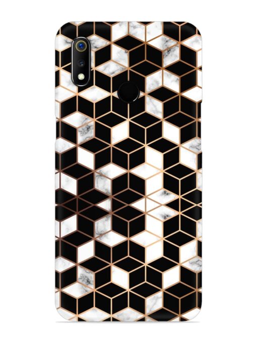 Vector Marble Texture Snap Case for Realme 3 Zapvi