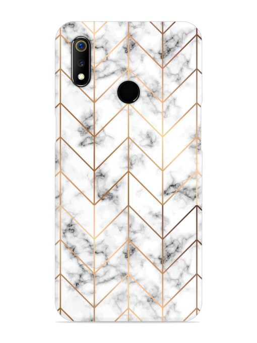 Vector Marble Texture Snap Case for Realme 3