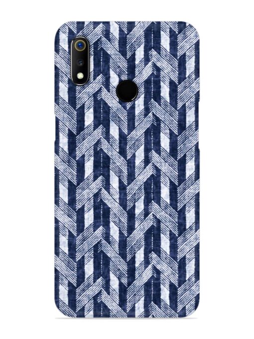 Abstract Herringbone Motif Snap Case for Realme 3