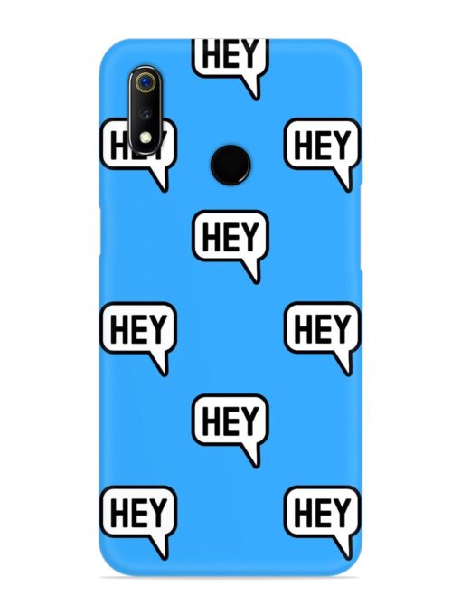 Hey Text Message Snap Case for Realme 3