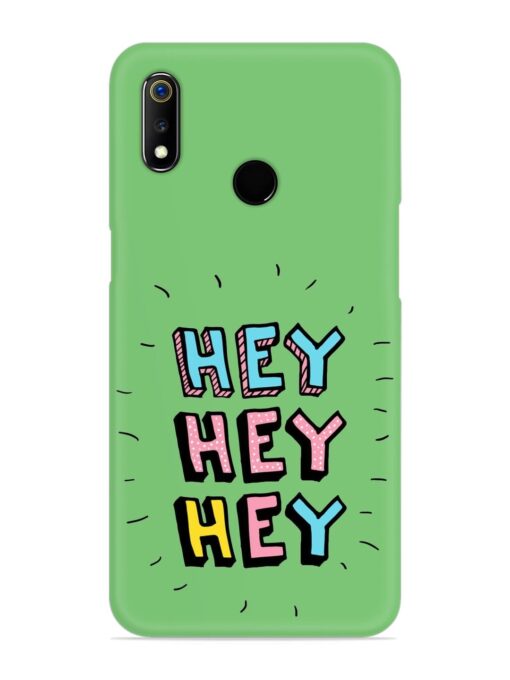 Hey Vector Cartoon Snap Case for Realme 3