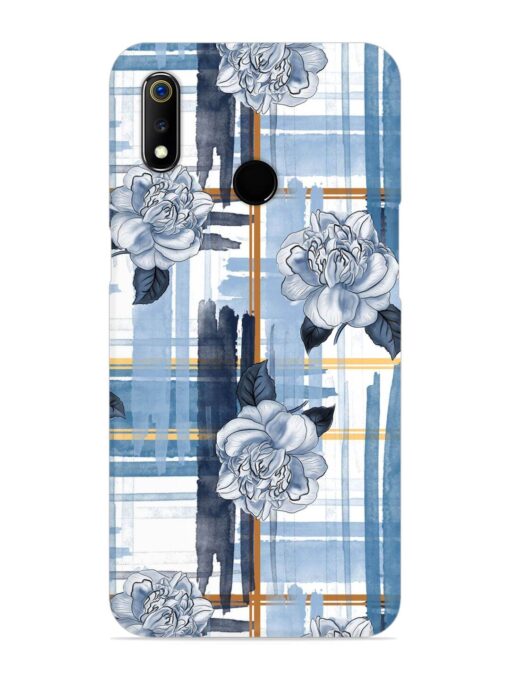 Watercolor Pattern Rose Snap Case for Realme 3