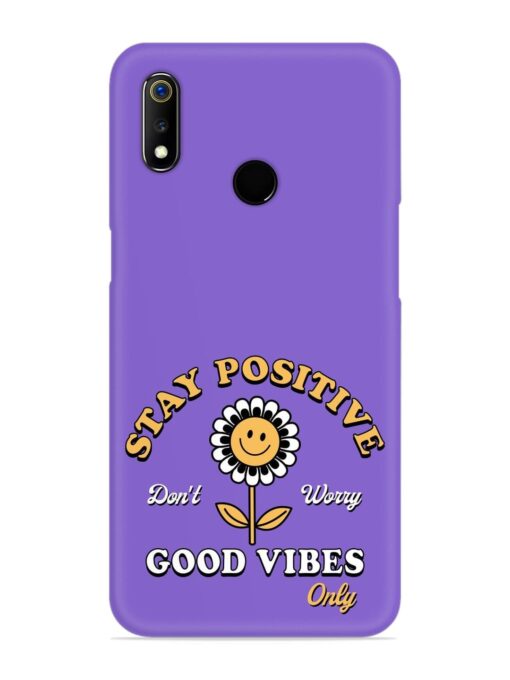 Retro Positive Flower Snap Case for Realme 3