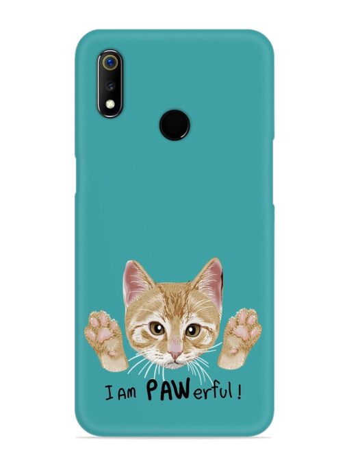 Typography Slogan Cat Snap Case for Realme 3