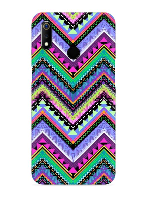 Tribal Aztec Print Snap Case for Realme 3