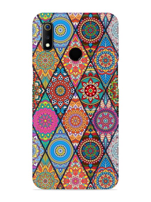 Seamless Tile Pattern Snap Case for Realme 3 Zapvi