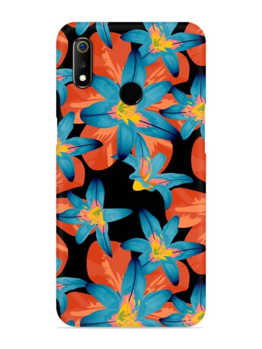 Philippine Flowers Seamless Snap Case for Realme 3 Zapvi