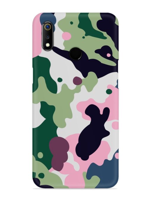 Seamless Funky Camouflage Snap Case for Realme 3