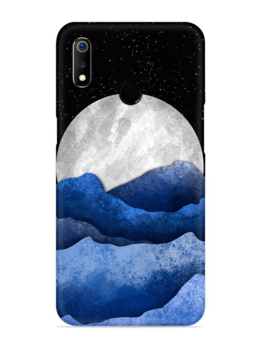 Full Moon Mountain Vector Snap Case for Realme 3