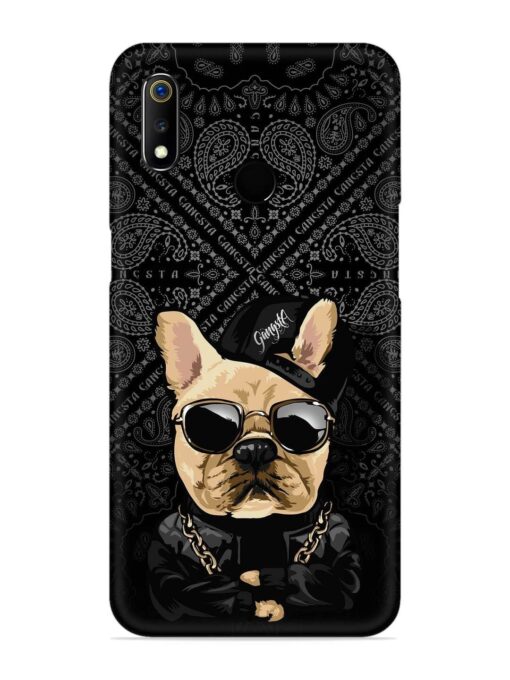 Gangsta Cool Sunglasses Dog Snap Case for Realme 3