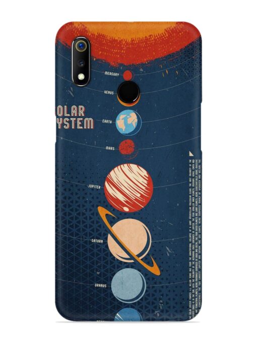 Solar System Vector Snap Case for Realme 3