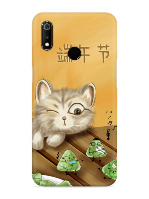 Cat Scorpion Dancing Snap Case for Realme 3