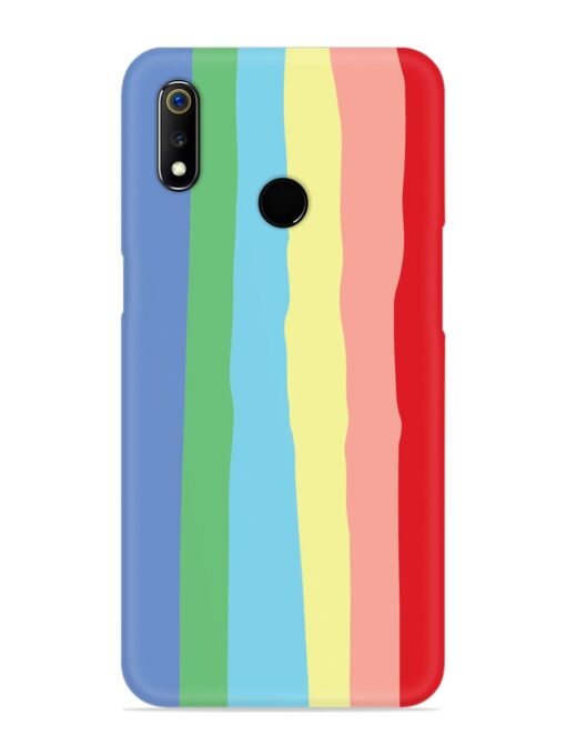 Rainbow Premium Shade Snap Case for Realme 3I Zapvi