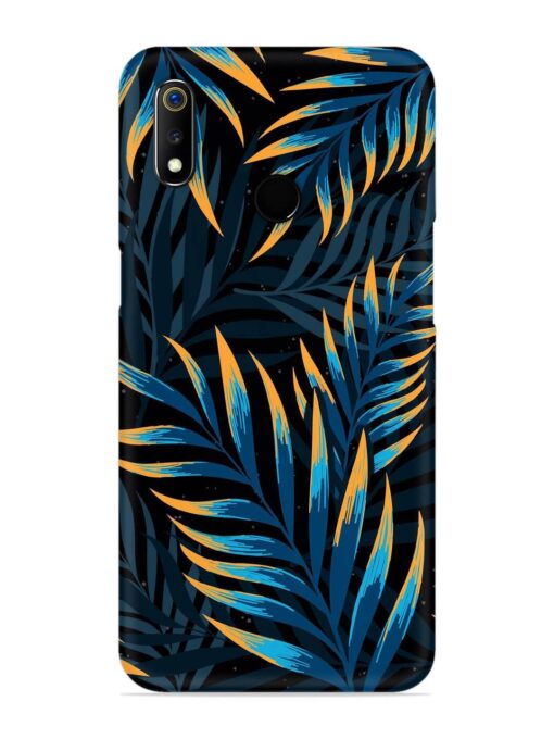 Abstract Leaf Art Snap Case for Realme 3I Zapvi