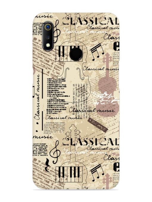 Classical Music Lpattern Snap Case for Realme 3I Zapvi