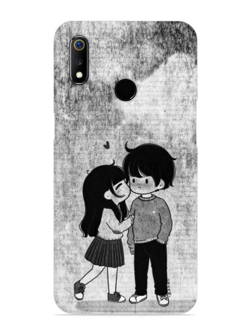 Couple Love Highlights Snap Case for Realme 3I Zapvi