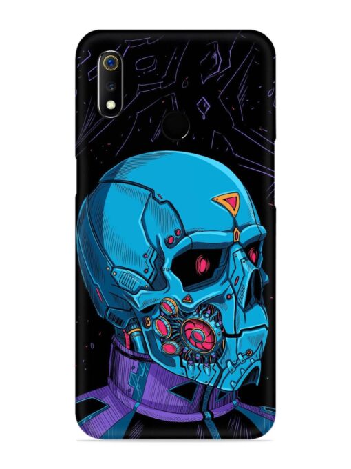 Skull Robo Vector Snap Case for Realme 3I Zapvi