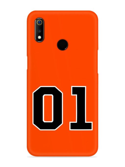 01 Number Snap Case for Realme 3I