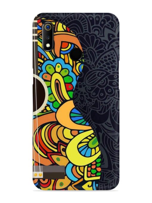 Guitar Vector Art Snap Case for Realme 3 Pro Zapvi