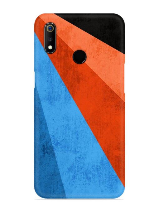 Modern Matte Abstract Snap Case for Realme 3 Pro