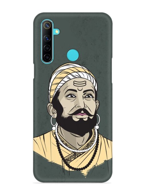 Shivaji Maharaj Vector Art Snap Case for Realme 5