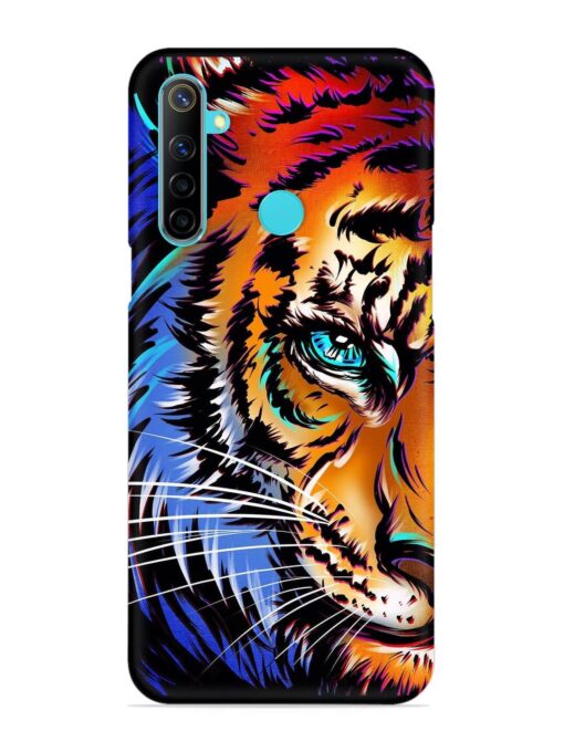 Colorful Lion Art Snap Case for Realme 5