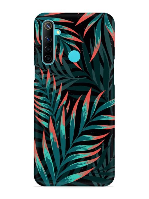 Green Leaf Art Snap Case for Realme 5 Zapvi