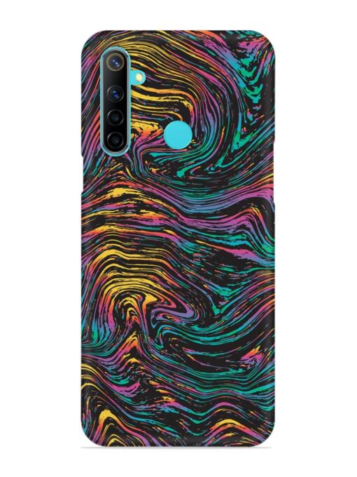 Abstract Liquid Colors Snap Case for Realme 5 Zapvi