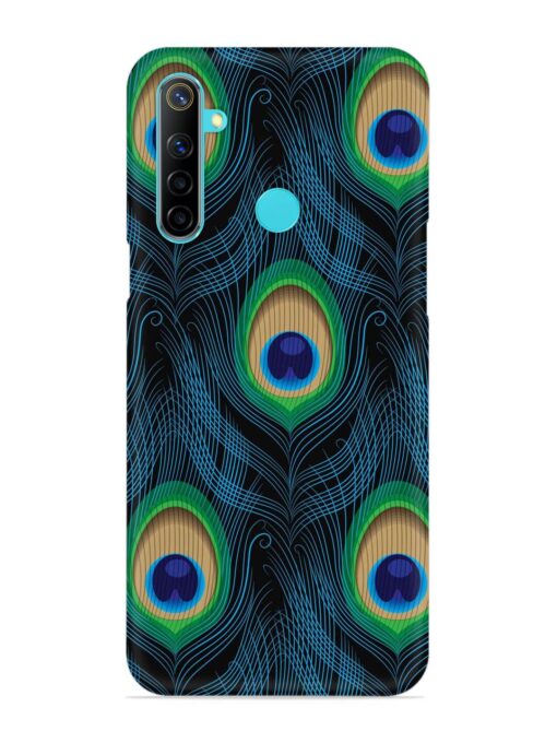 Seamless Pattern Peacock Snap Case for Realme 5 Zapvi