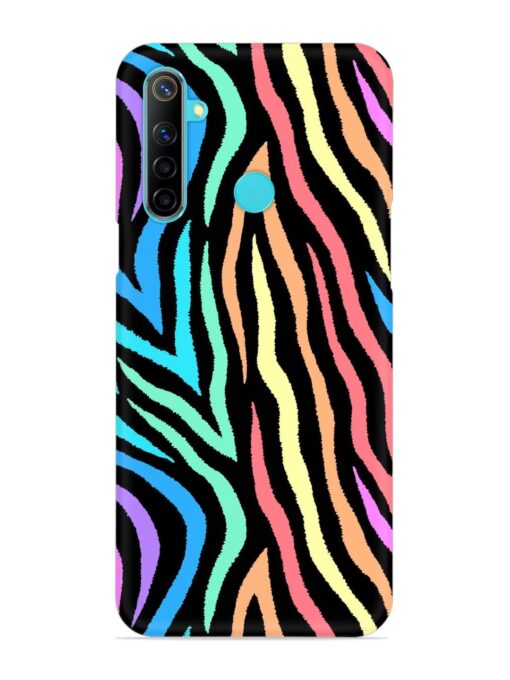 Colorful Abstract Zebra Snap Case for Realme 5