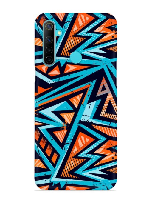 Abstract Seamless Grunge Snap Case for Realme 5 Zapvi