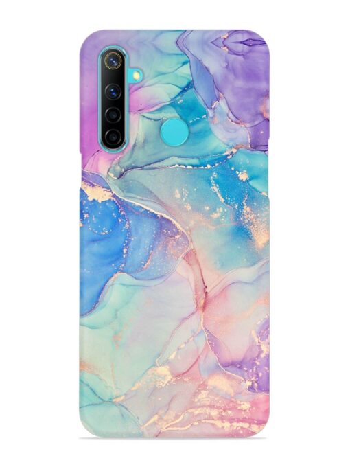 Alcohol Ink Colors Snap Case for Realme 5 Zapvi