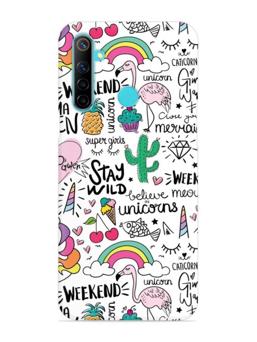 Unicorn Ice Cream Snap Case for Realme 5