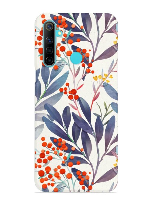 Seamless Floral Pattern Snap Case for Realme 5 Zapvi