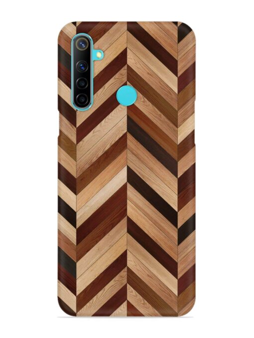 Seamless Wood Parquet Snap Case for Realme 5 Zapvi