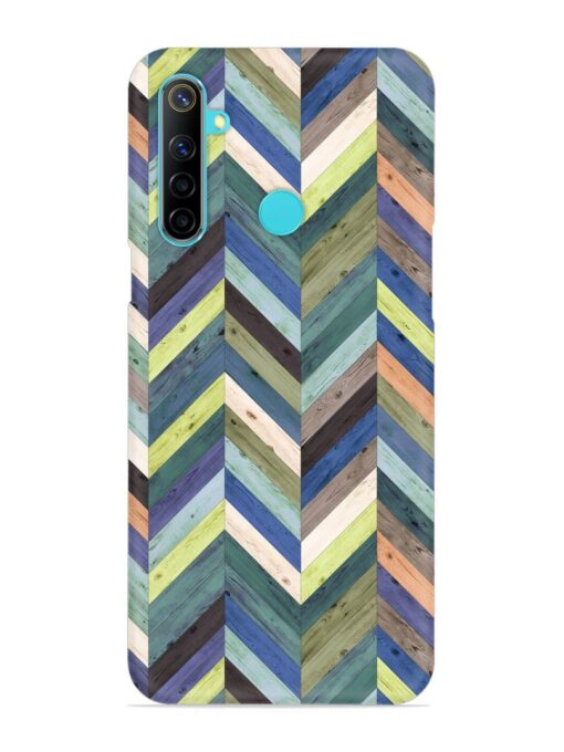 Chevron Random Color Snap Case for Realme 5 Zapvi