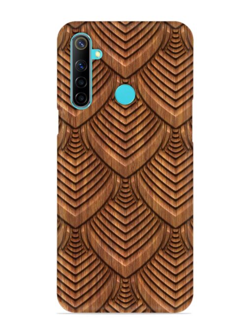 Carved Pattern On Snap Case for Realme 5 Zapvi