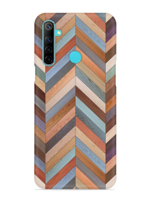 Seamless Wood Parquet Snap Case for Realme 5 Zapvi