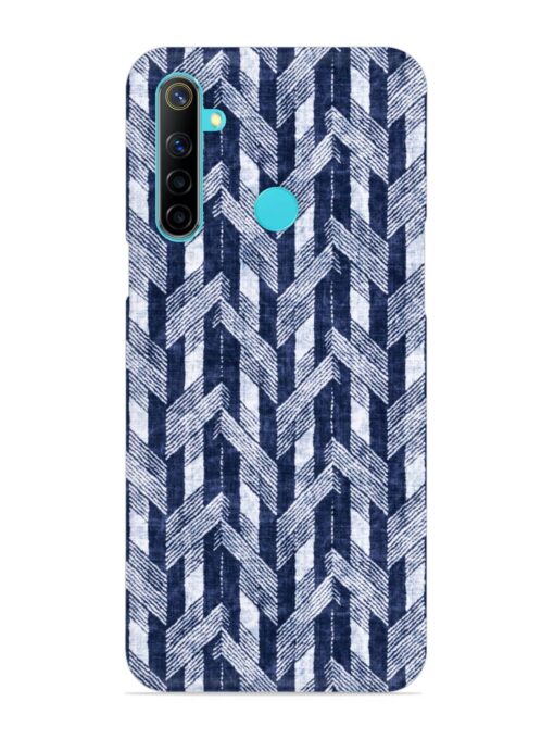 Abstract Herringbone Motif Snap Case for Realme 5 Zapvi