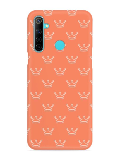 Hand Drawn Crown Snap Case for Realme 5 Zapvi