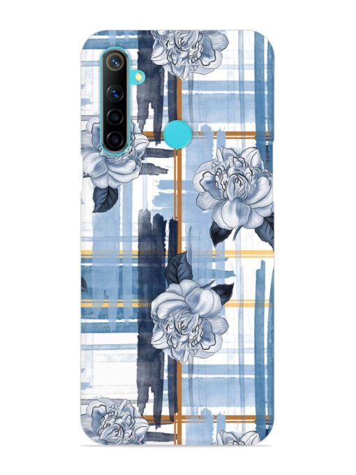 Watercolor Pattern Rose Snap Case for Realme 5 Zapvi