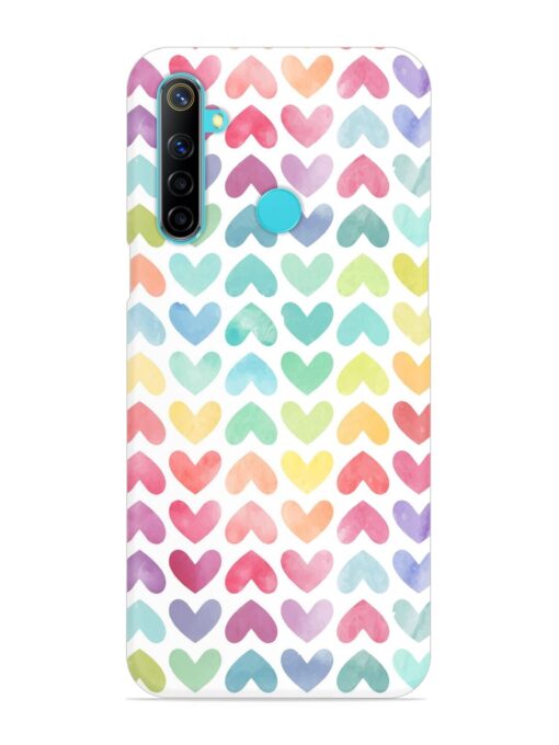 Seamless Colorful Watercolor Snap Case for Realme 5 Zapvi