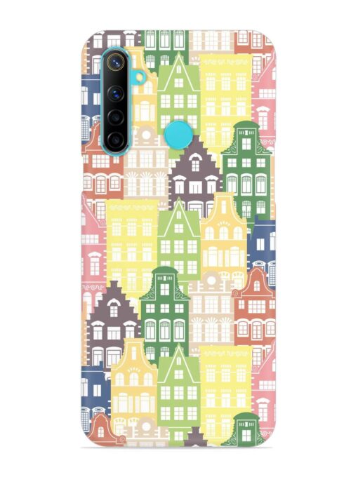 Seamless Shapes Pattern Snap Case for Realme 5 Zapvi