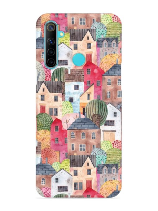 Abstract Seamless Pattern Snap Case for Realme 5 Zapvi